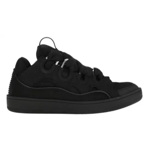 Lanvin Leather Curb Triple Black