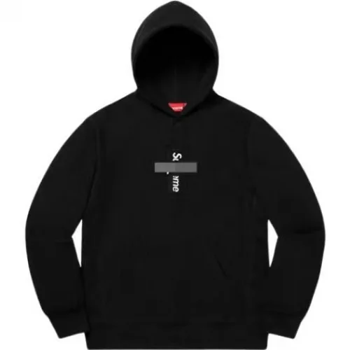 Supreme Cross Body-Logo Hoodie