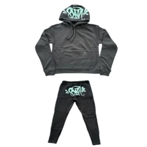 Syna Tracksuit Black-Blue