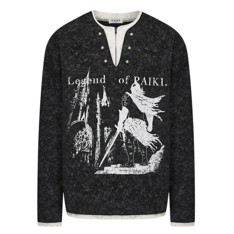 Paiki Cyrus Empire peasant longsleeve tee (2 colorways)