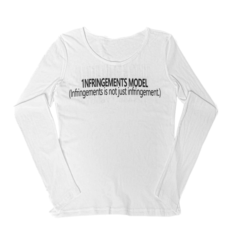 INFRINGEMENTS 1model Barcode longsleeve tee (2 colorways)