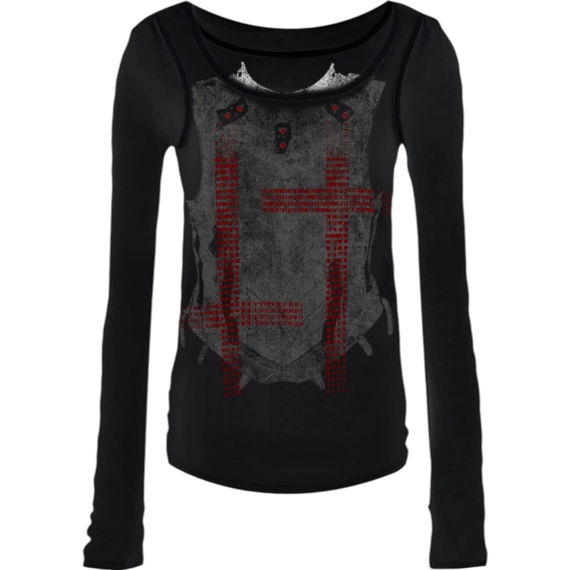 Paiki "Victory Goddess Horn" longsleeve (2 colorways)