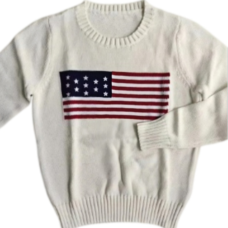 Polo USA Flag Sweater ( Beige )