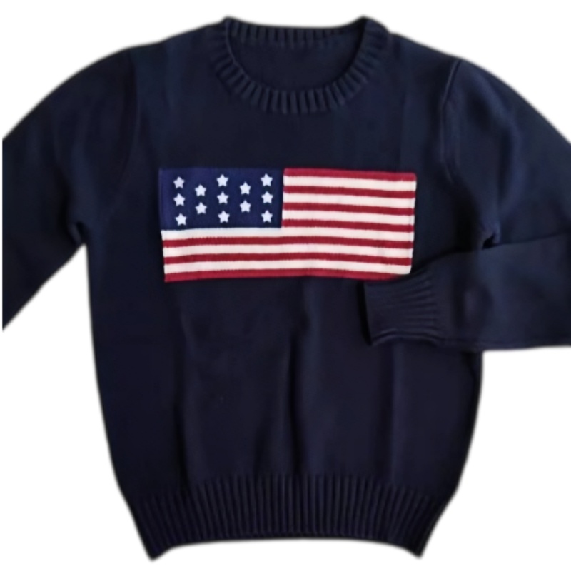 Polo USA Flag Sweater ( Navy)