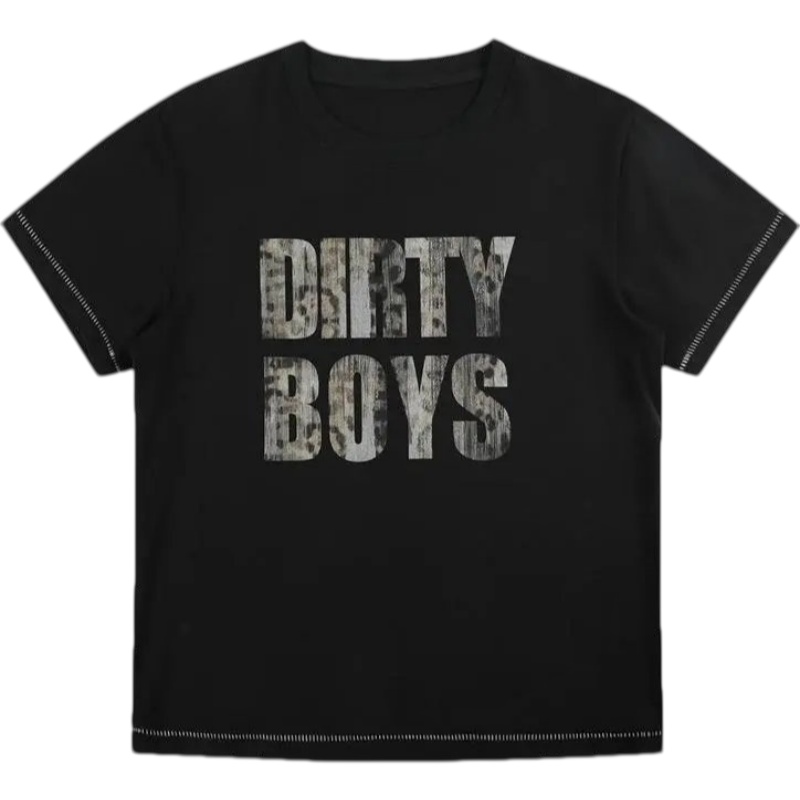 No E Mosen "Dirty Boys" Leopard tee