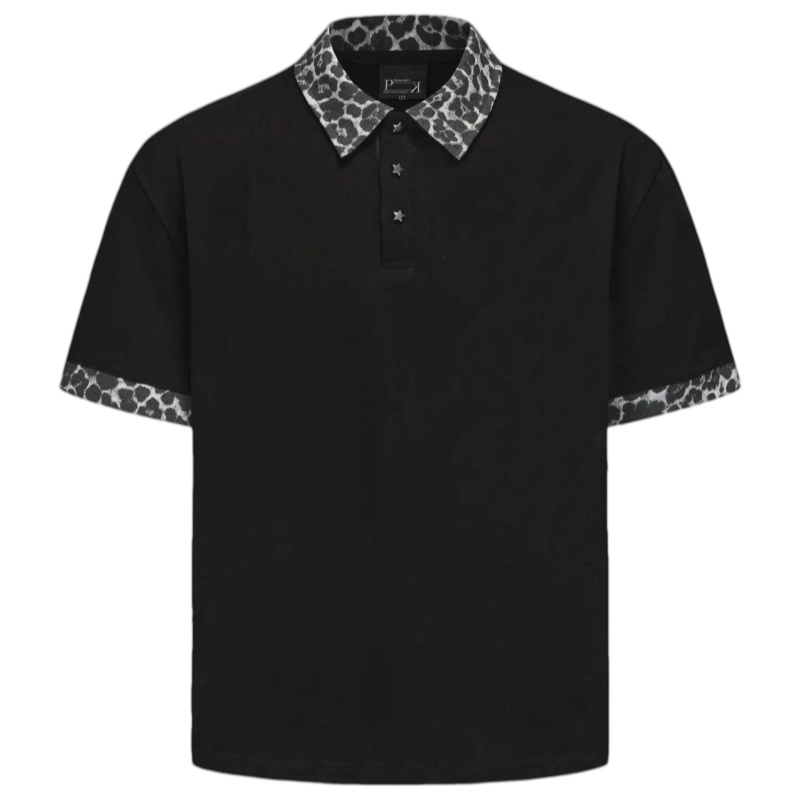Paiki Quiet leopard print polo