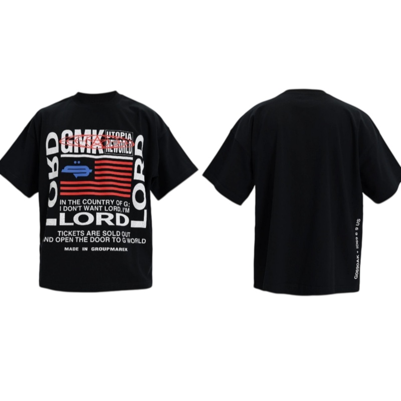 Groupmarek[Gmk] Lord Two-Color Flag tee