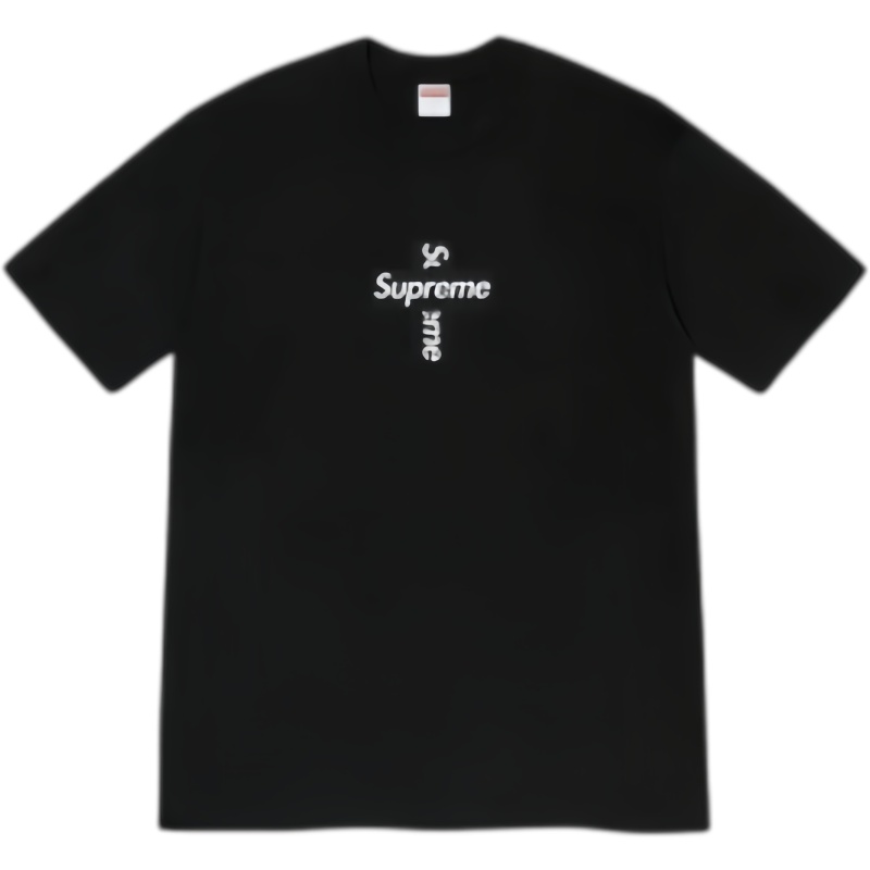 Supreme T-shirts cross-logo