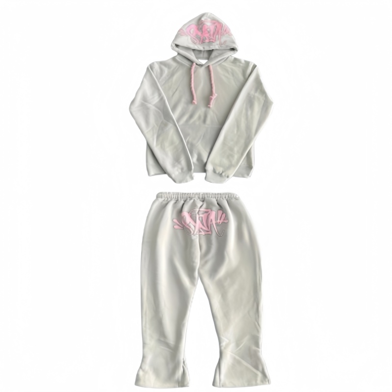 Syna Tracksuit Grey-Pink