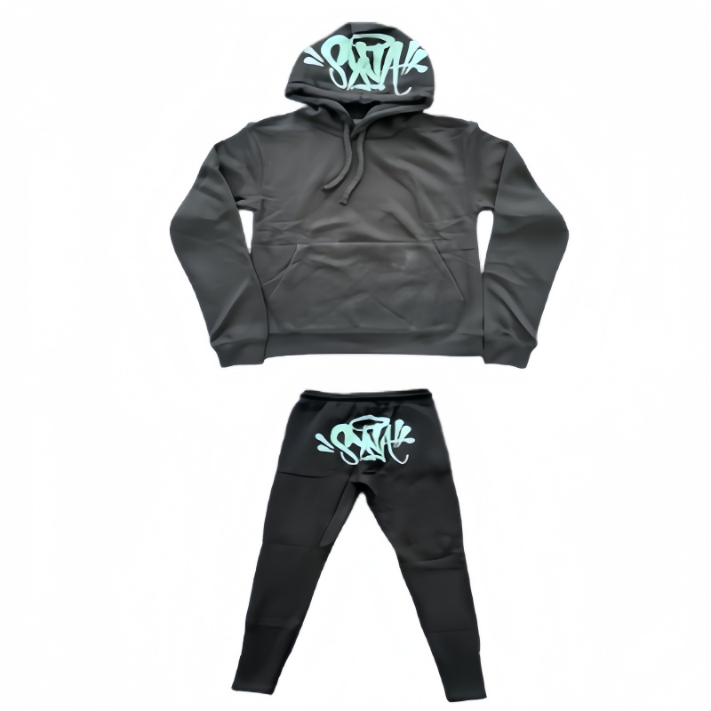 Syna Tracksuit Black-Blue