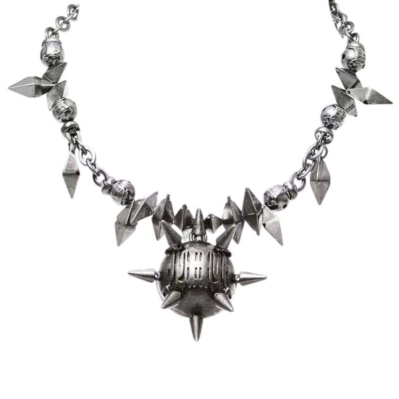 Iiimiii Residual Net I Series Dark Thorn Metal Choker