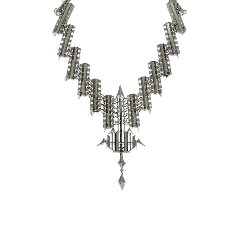 Iiimiii Remnant I Series Dark Metal Necklace