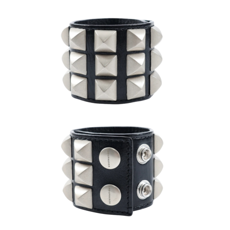 Groupmarek Punk Rivet Adjustable Bracelet