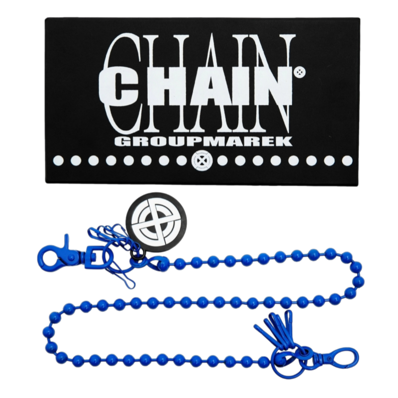 Groupmarek Beaded Copper Bead pant chain