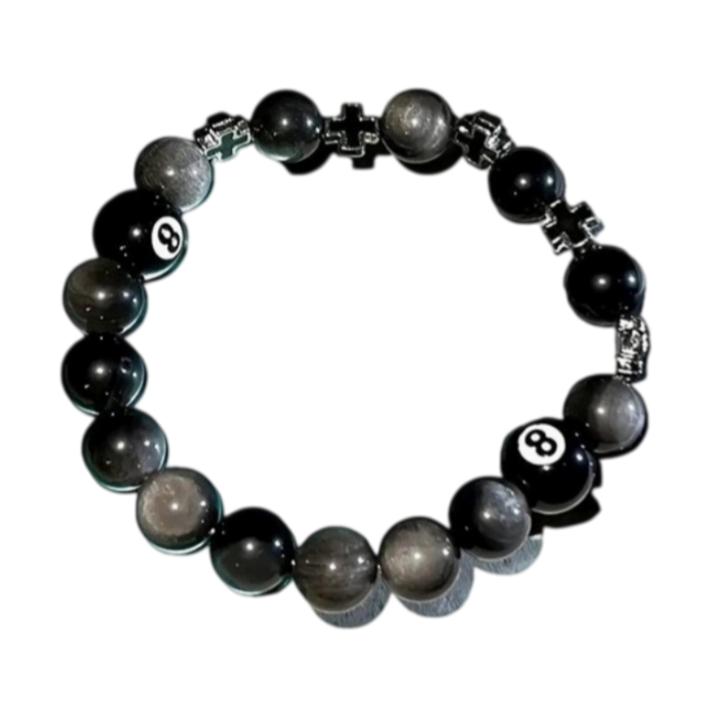 KLICKCLAK 8 BALL PEARL BRACELET