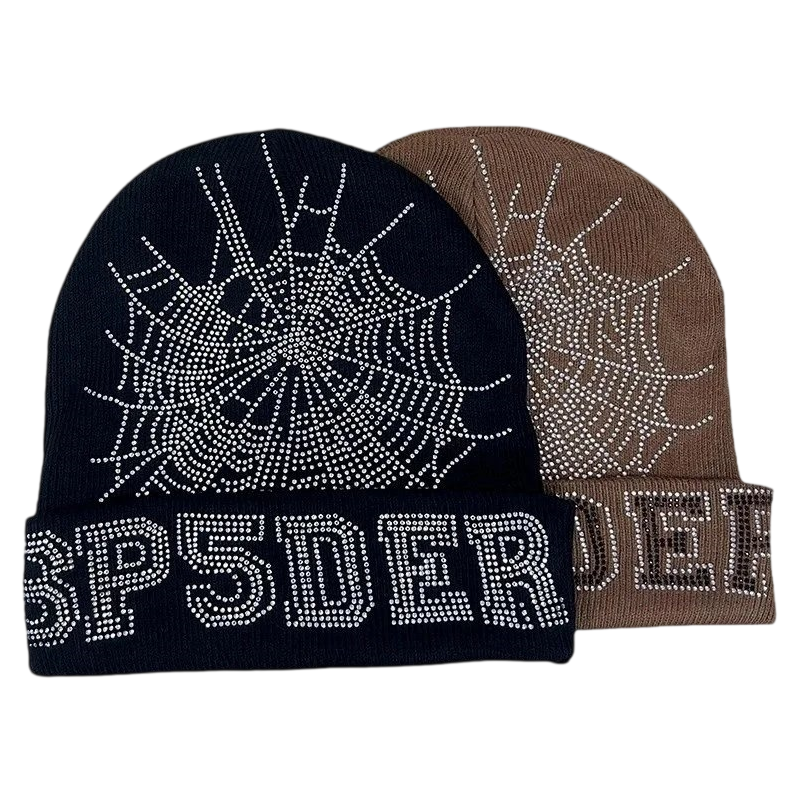 Sp5der Blue Beanie
