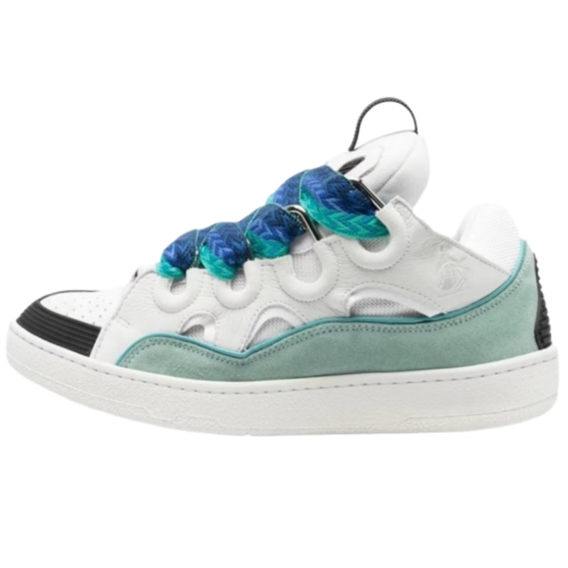 Lanvin Curb Sneaker White Blue