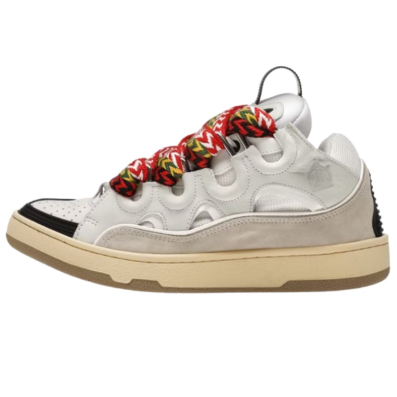 Lanvin Leather Curb White Ivory