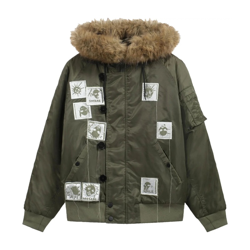 Nothingnessworld 24Fw "Horror Fantasy" Fur Thick jacket