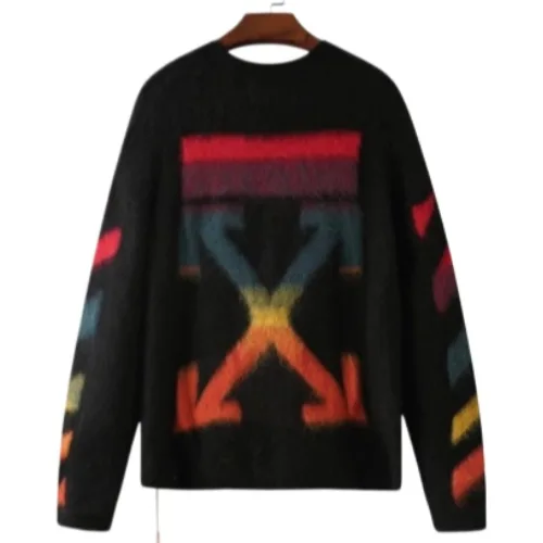 Off-White Sweater Black-Multicolor