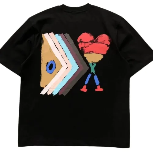 Ami Paris Tees with small logo
