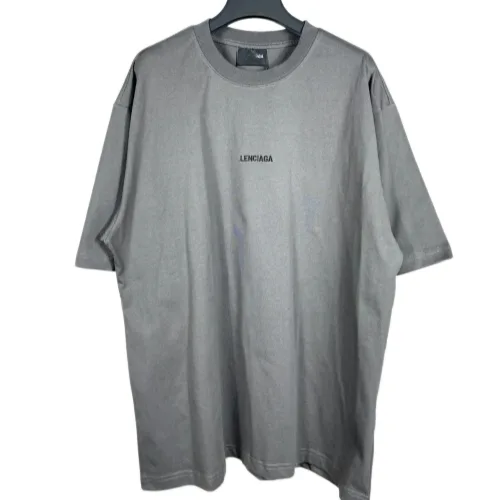 Balenciaga T shirt Small Logo Grey