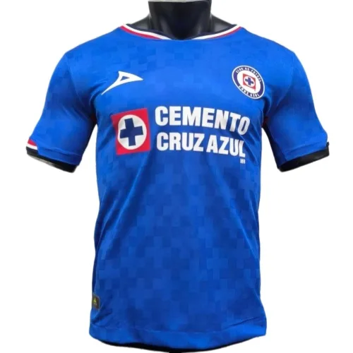 2526 Season Cross Blue Home Jersey Player Version
