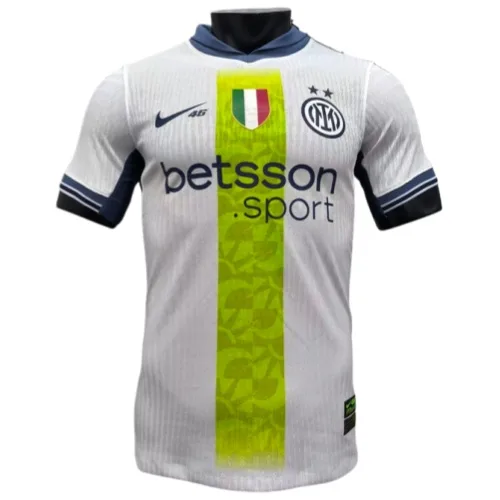 Inter Milan away game Rossi co-branded jersey player version
