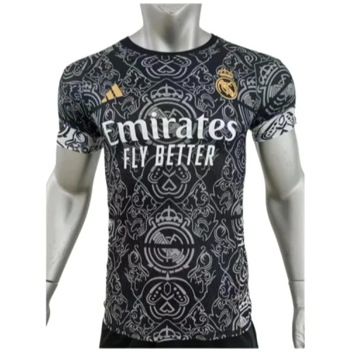 2425 Black Real Madrid Special Edition Jersey Player Version