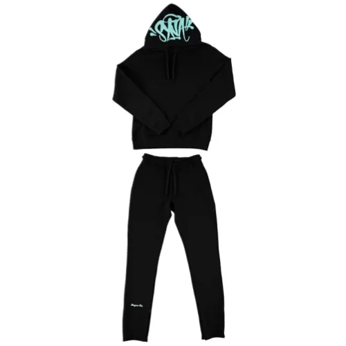 Syna Tracksuit Black-Blue