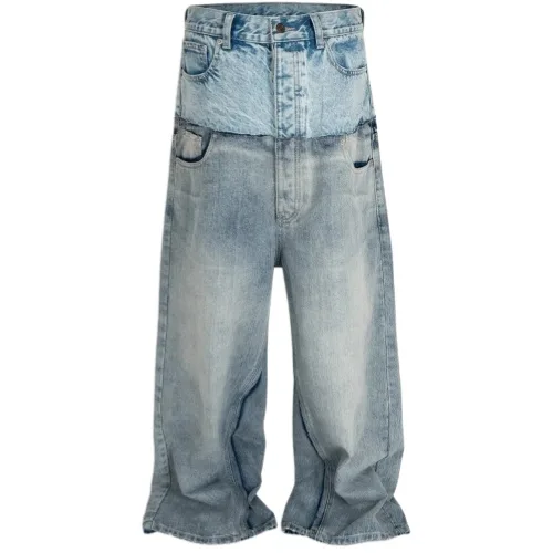 balenciaga cut up jeans