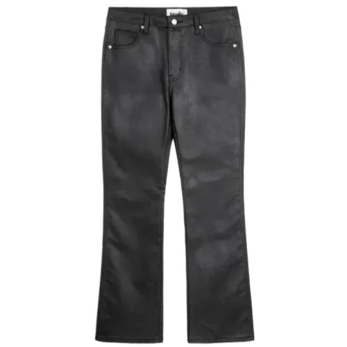 flared denim