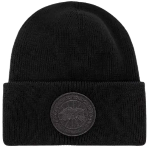 black badge beanie