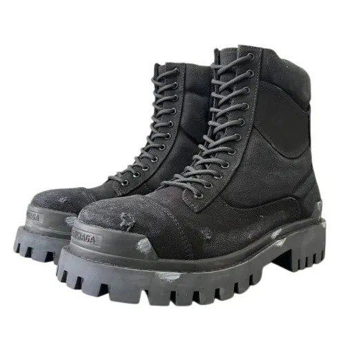 Balenciaga Strike Boots Black
