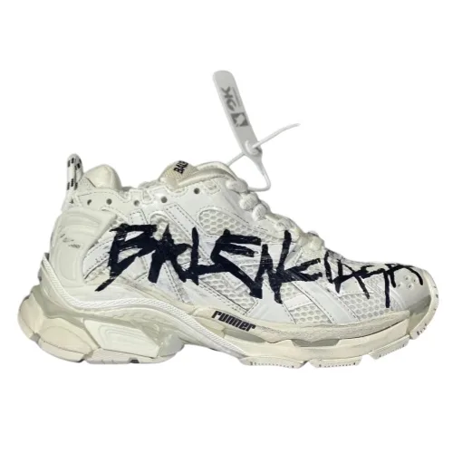 Balenciaga Runner White Black Graffiti