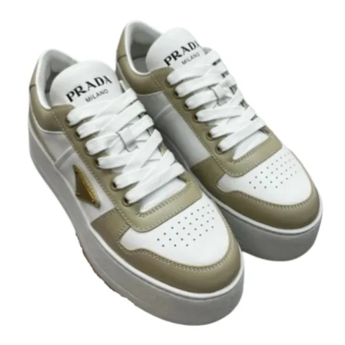 Prada Downtown Bold leather sneakers