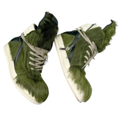 Rick Owens Fur GeoBasket High