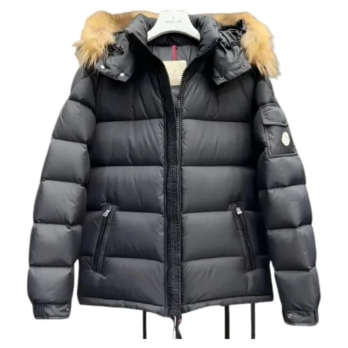 Moncler Mayaf Faux Fur-Trimmed Down Jacket