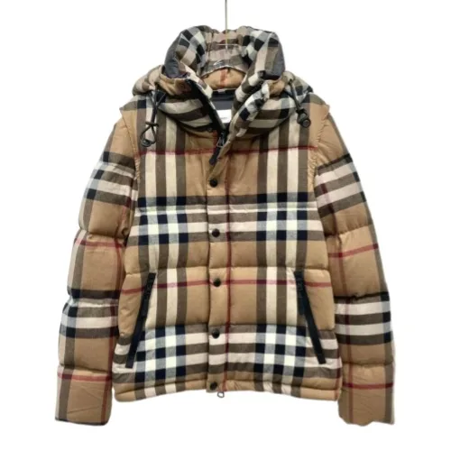 Burberry Detachable Check Puffer Jacket