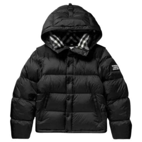 Jacket Burberry Black size 52 FR in Cotton