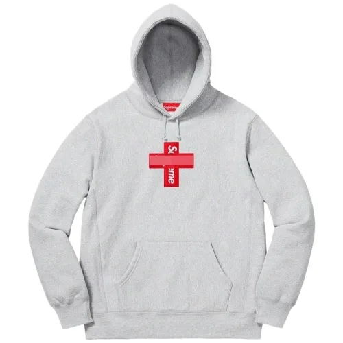 Supreme Cross Body-Logo Hoodie