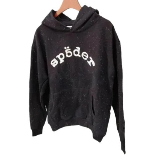 SP5DER rhinestone hoodie