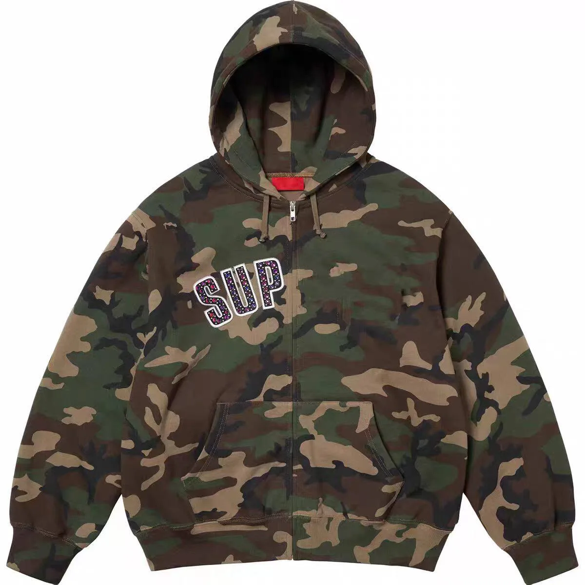 Supreme Zip Up Hooded Sweatshirt